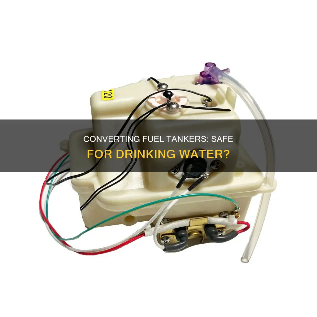 can a fuel tanker be converted to potable water