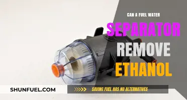 Can Fuel Water Separators Effectively Remove Ethanol from Gasoline?