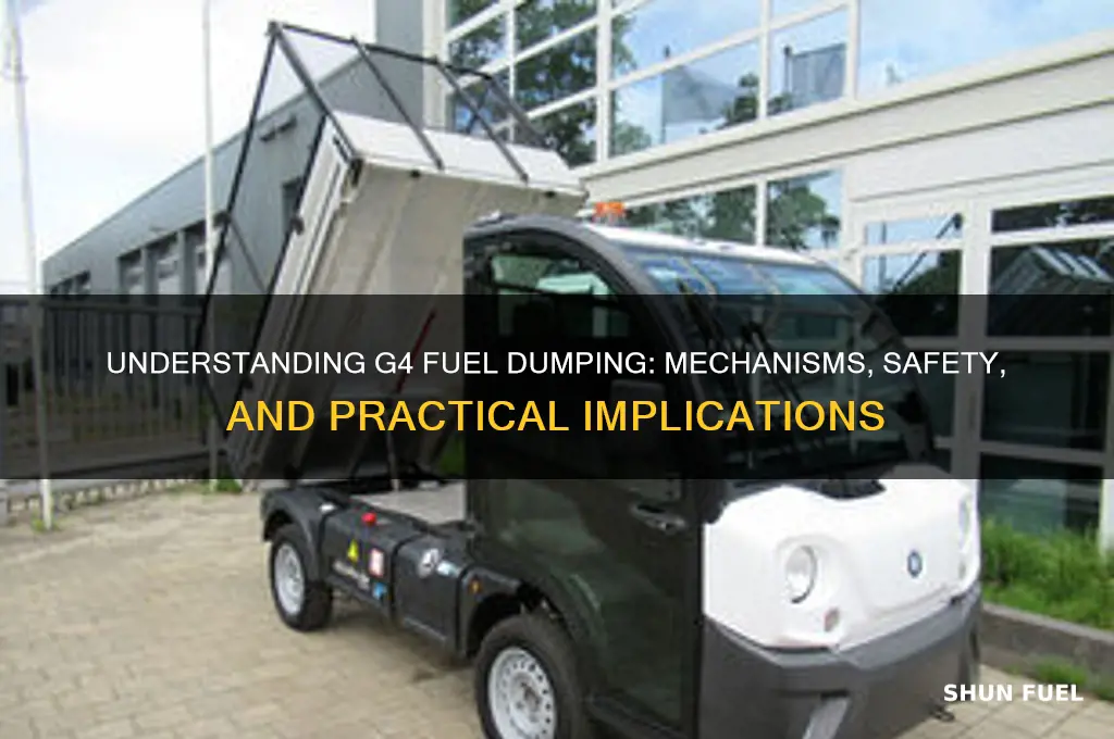 can a g4 dump fuel