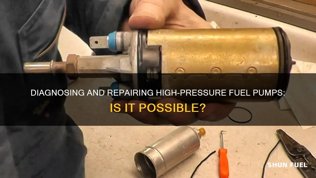 can a high pressure fuel pump be repaired