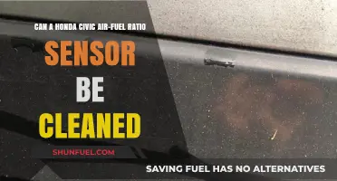 Cleaning Your Honda Civic's Air-Fuel Ratio Sensor: Is It Possible?