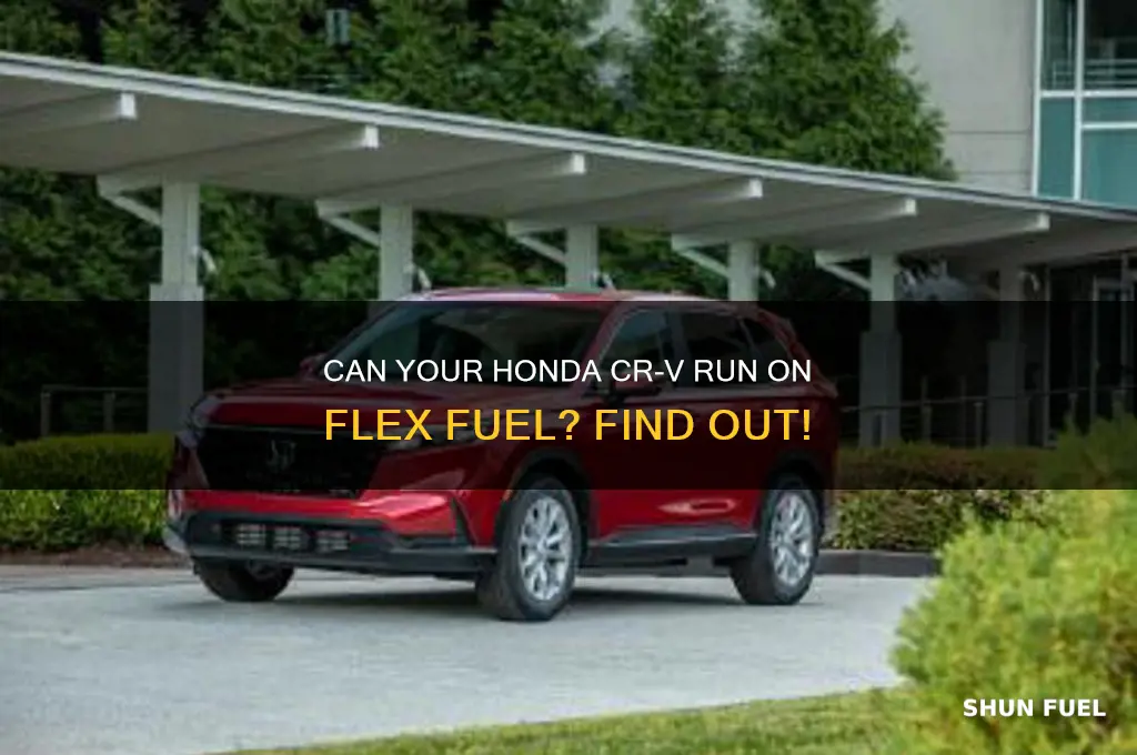 can a honda crv use flex fuel