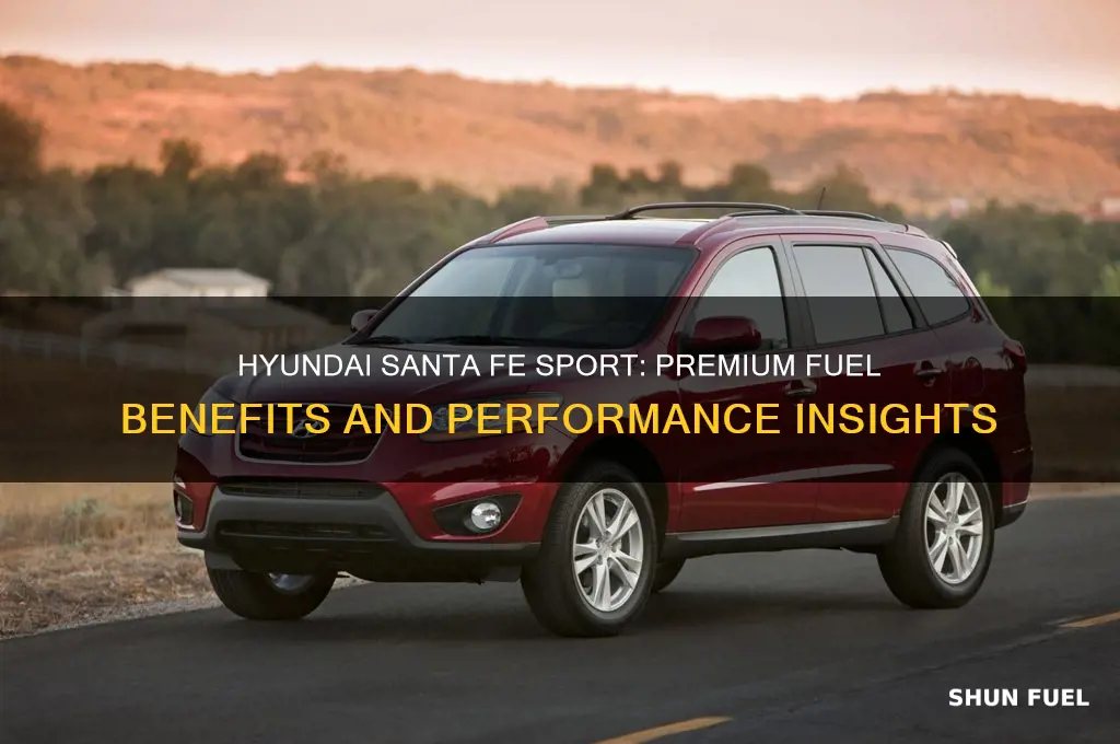 can a hyundai santa fe sport run premium fuel