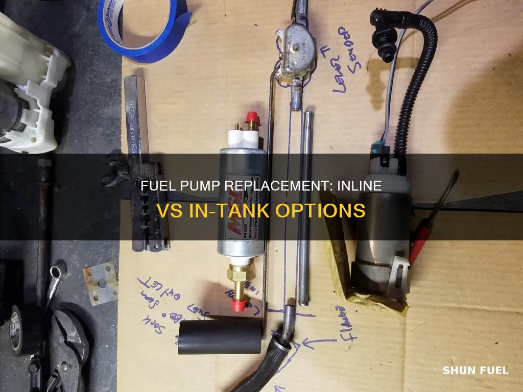 can a inline fuel pump replace an in tank pump