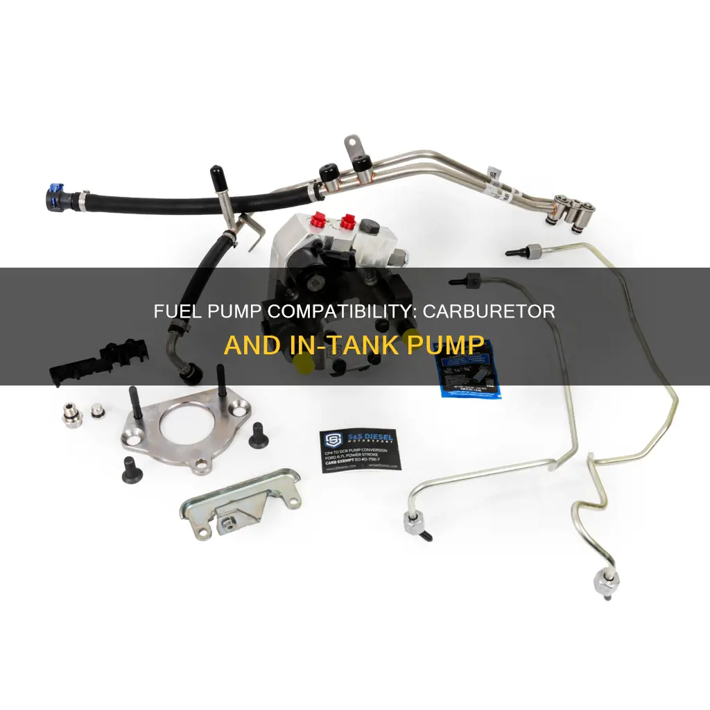 can a inside tank fuel pump be used with carburetor