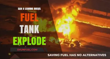 Diesel Fuel Tank Explosion: Leaking Tank's Danger