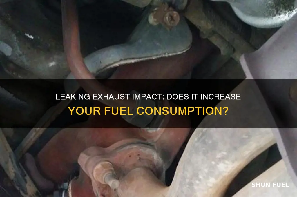 can a leaking exhaust cause high fuel consumption