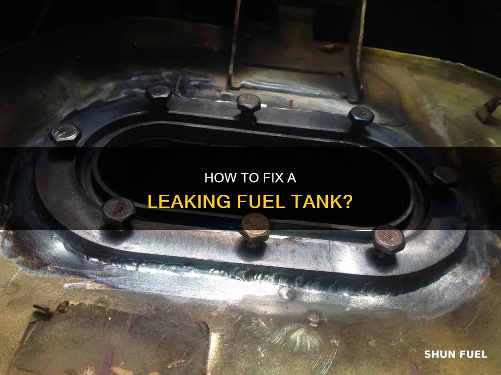 can a leaking fuel tank be repaired