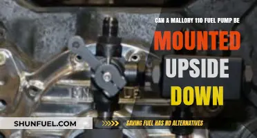 Mounting Mallory 110 Fuel Pump Upside Down: Is It Possible?