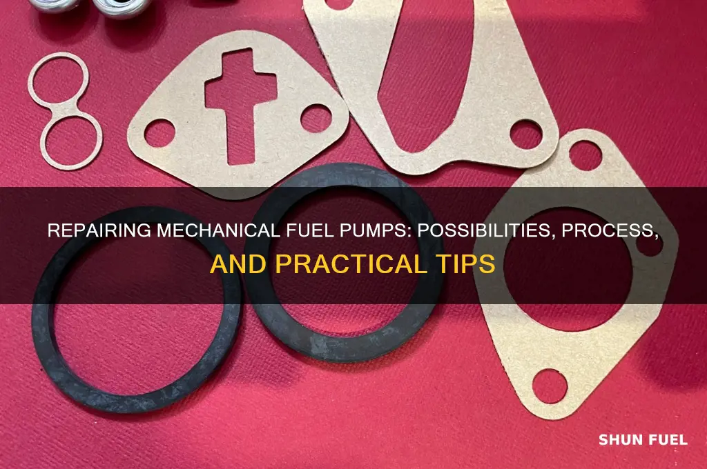can a mechanical fuel pump be repaired