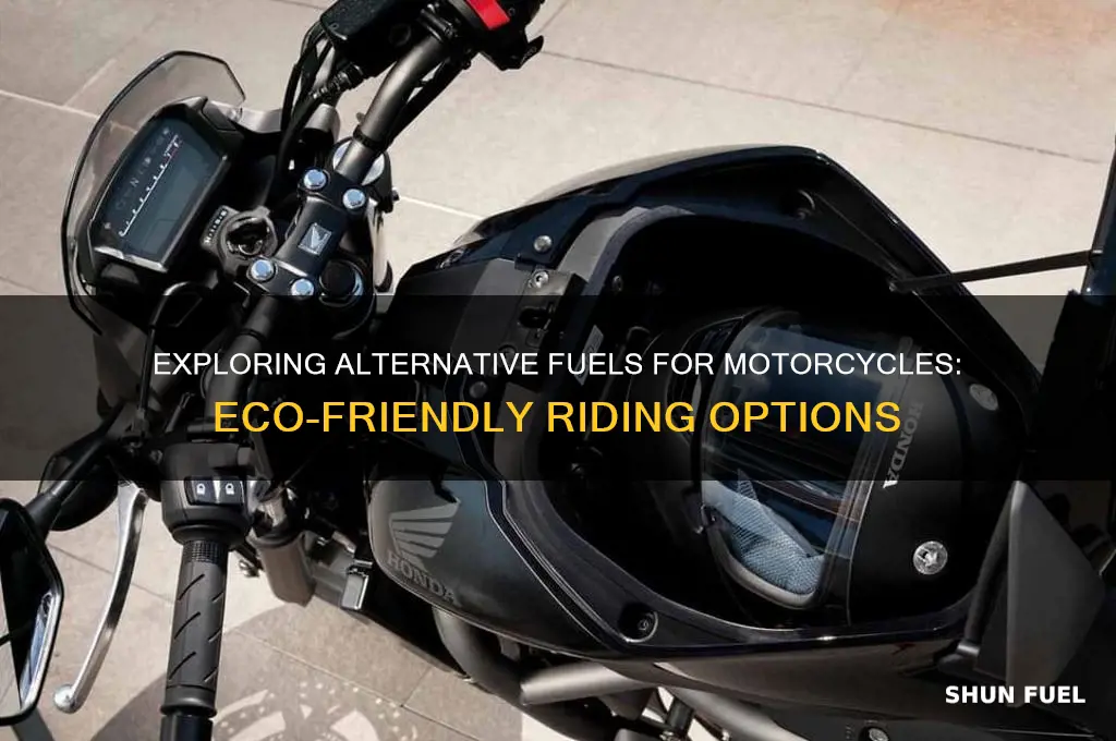 can a motorcycle use alternative fuels