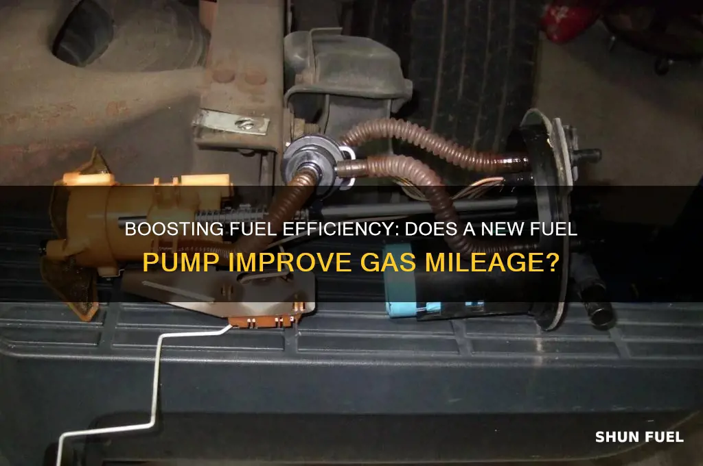 can a new fuel pump increase gas mileage