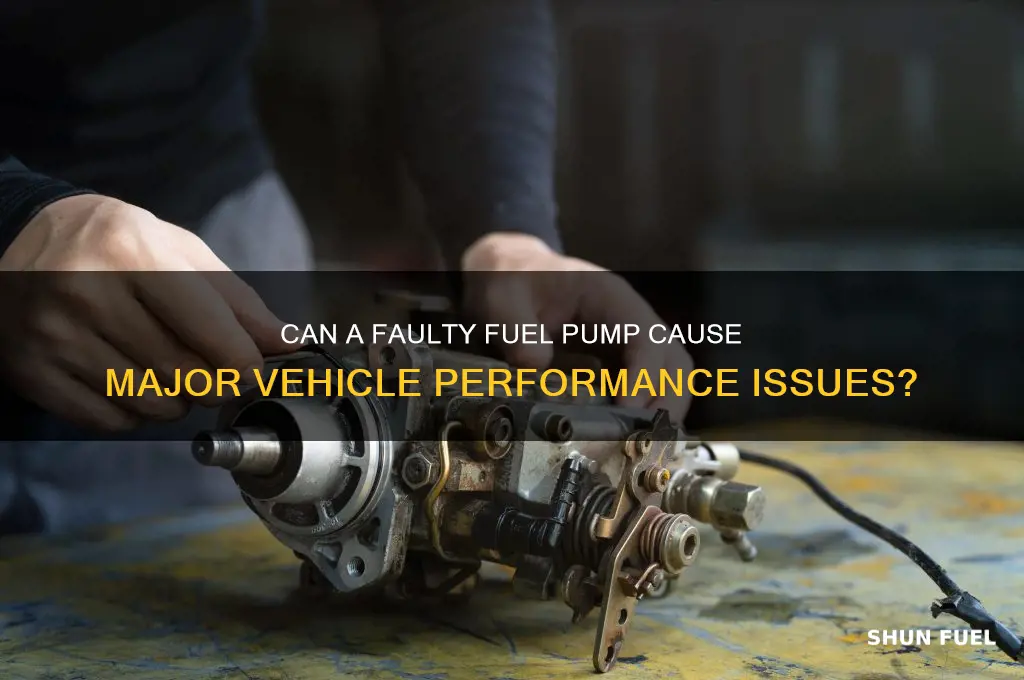 can a not geniuge fuel pump gause problem