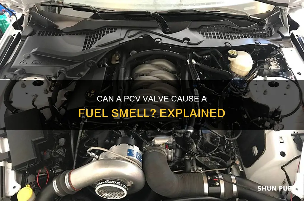 can a pcv valve cause a fuel smell