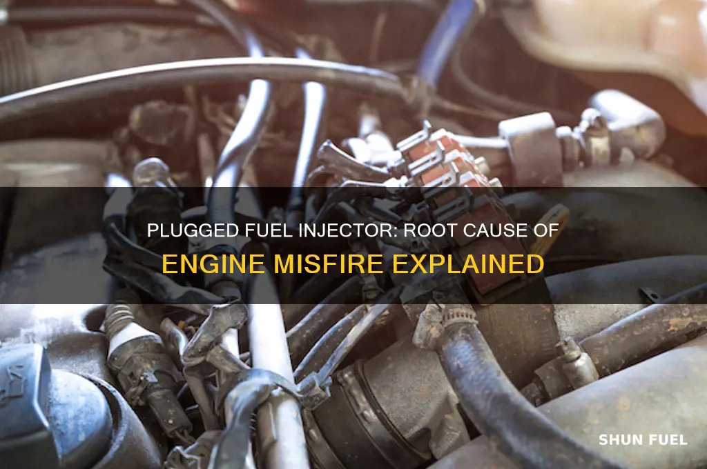 can a plugged fuel injector cause an engine to misfire