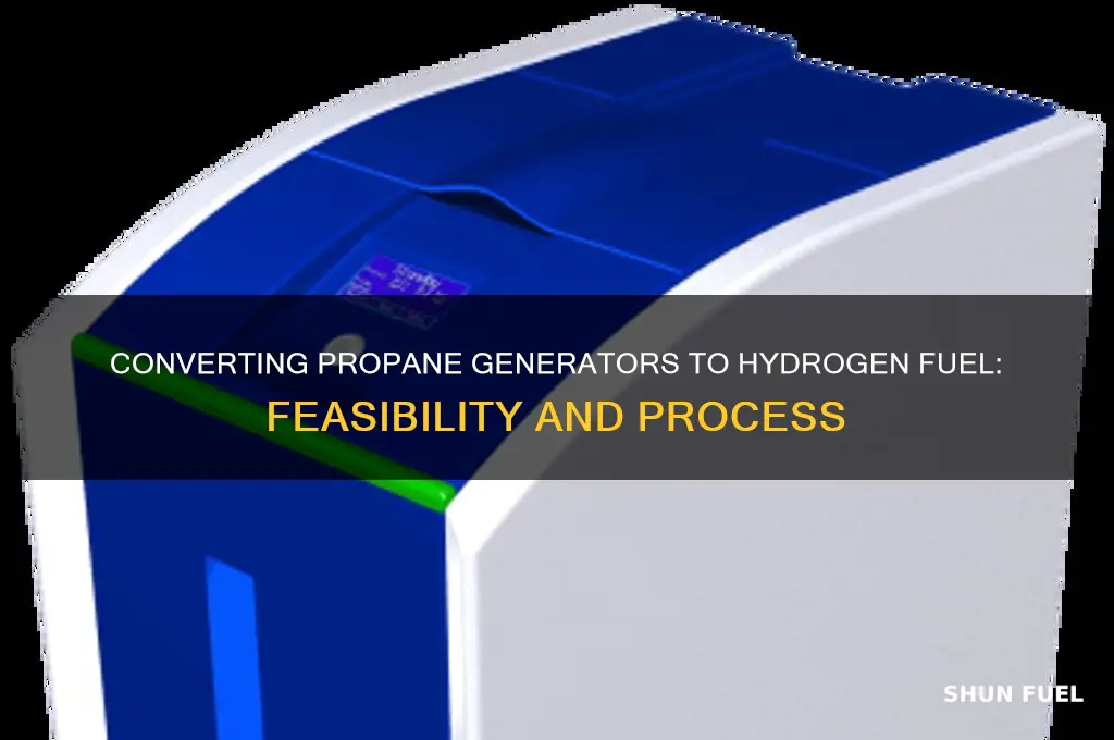 can a propane fueled generator be converted to hydrogen fuel