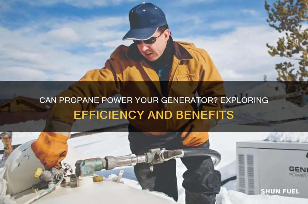can a propane fueled generator work