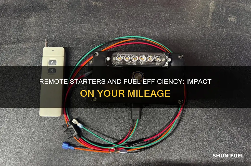 can a remote starter affect fuel mileage