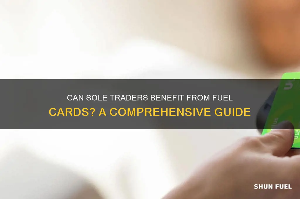 can a sole trader get a fuel card