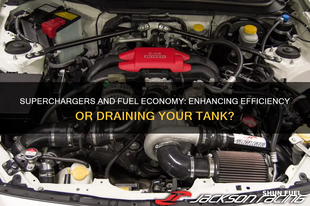 can a supercharger boost fuel economy