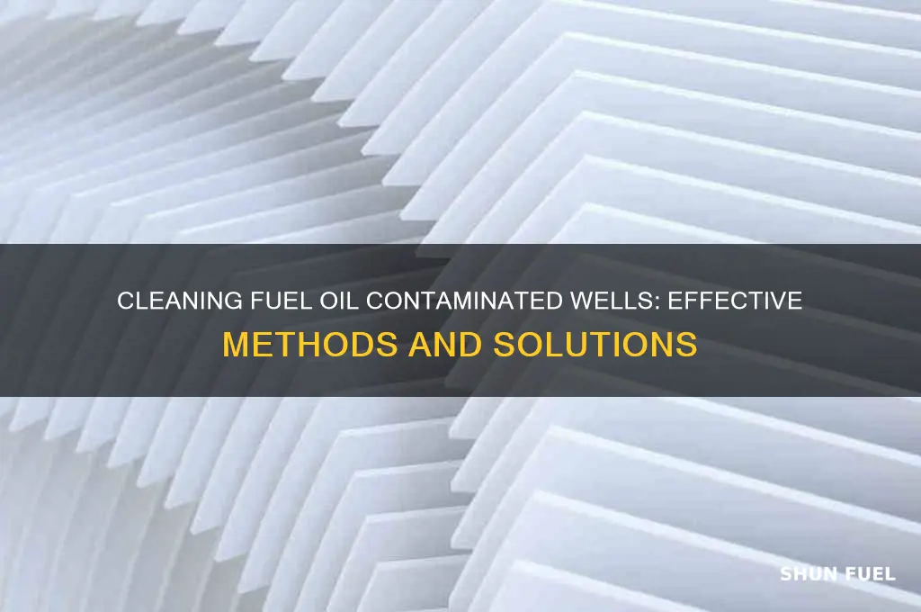 can a well contaminated with fuel oil be cleaned