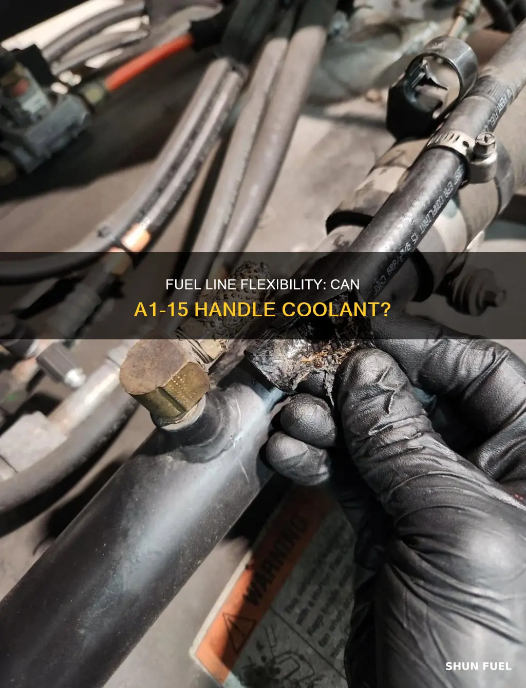 can a1-15 fuel line carry coolant