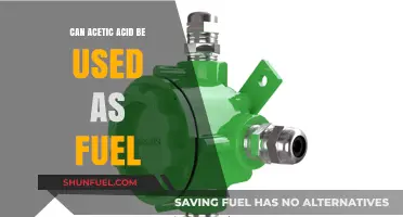 Exploring Acetic Acid as a Potential Alternative Fuel Source