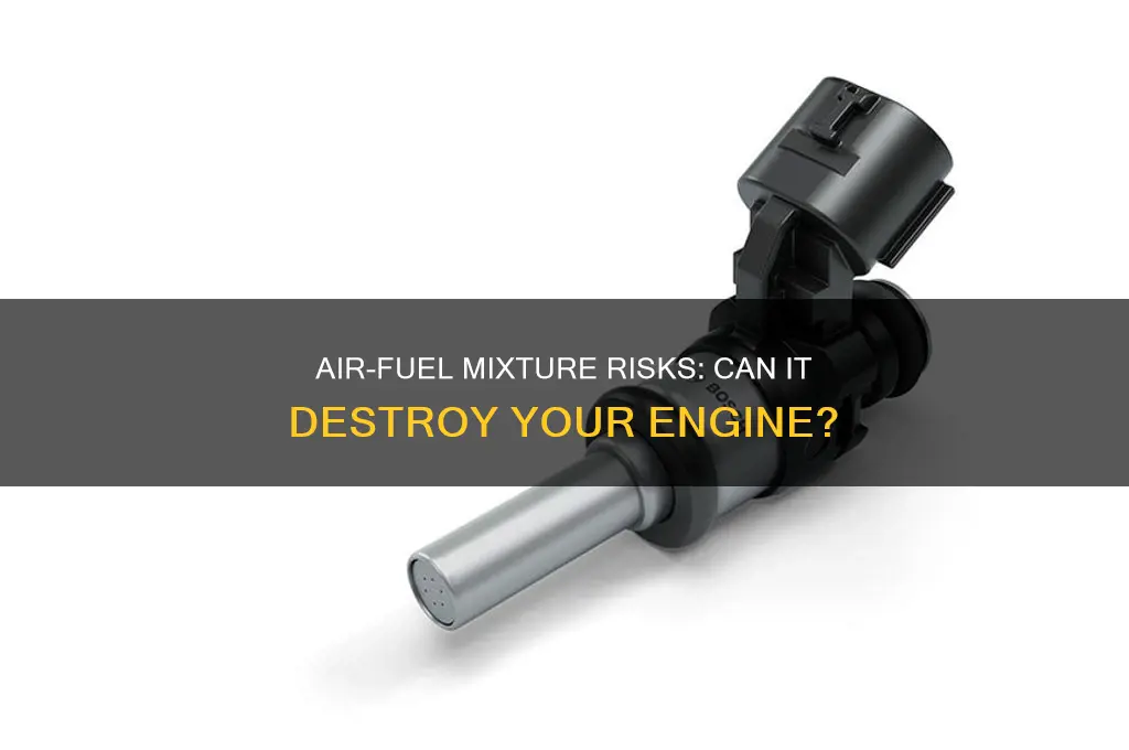can air fuel mixture blow my engine