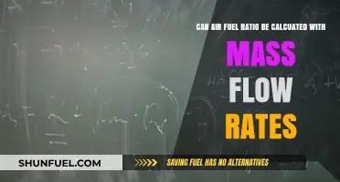 Calculating Air-Fuel Ratio Using Mass Flow Rates: A Practical Guide