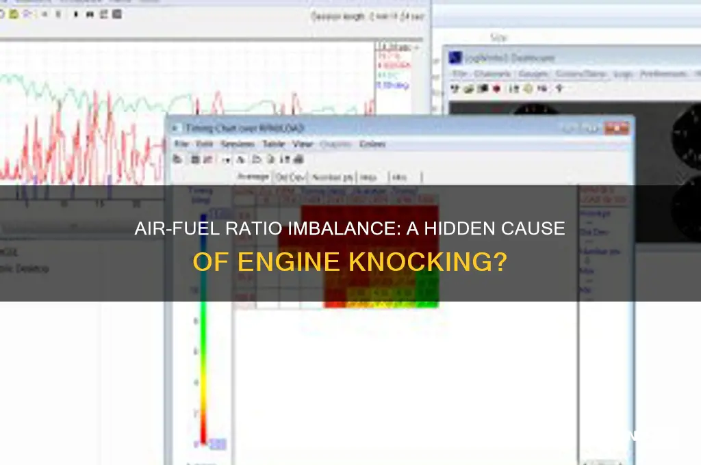 can air fuel ration cause an engine to knock