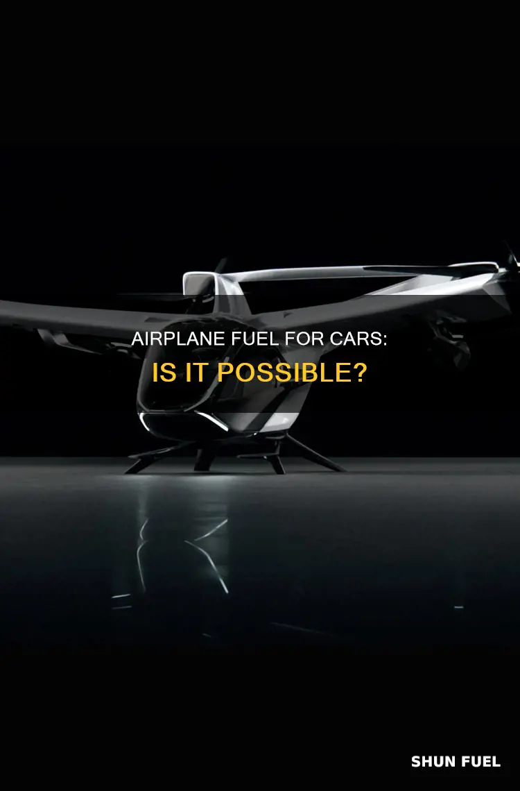 can airplane fuel be used in cars