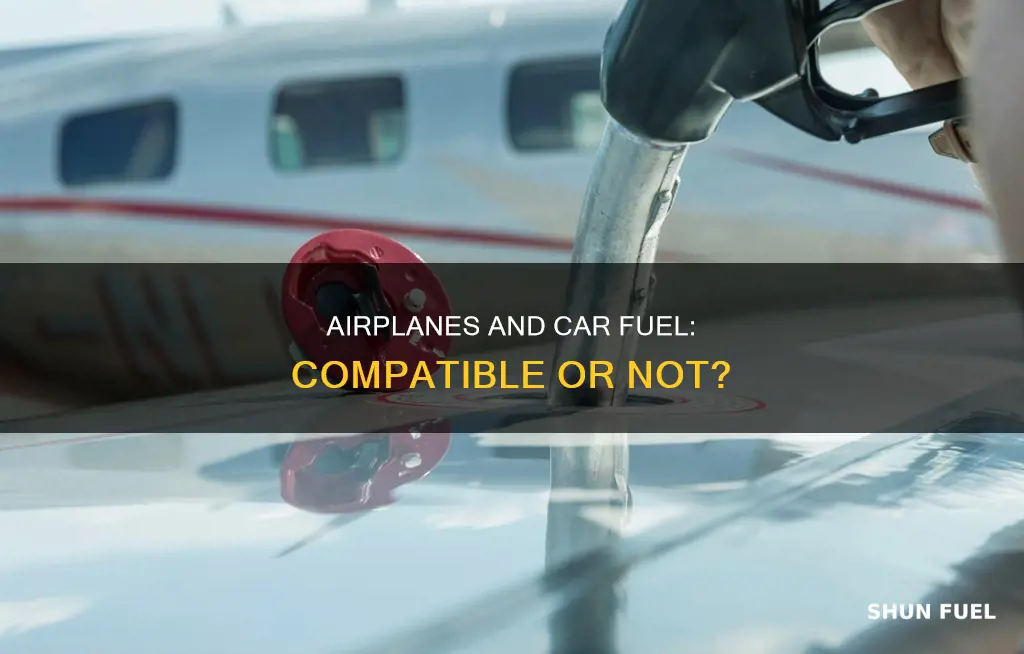 can airplanes take car fuel