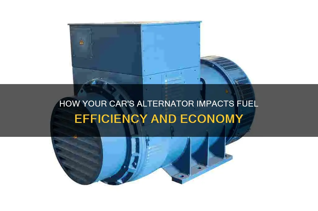 can alternator affect fuel economy