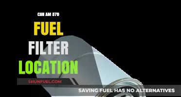Where is the Fuel Filter Located on a Can-Am 570?