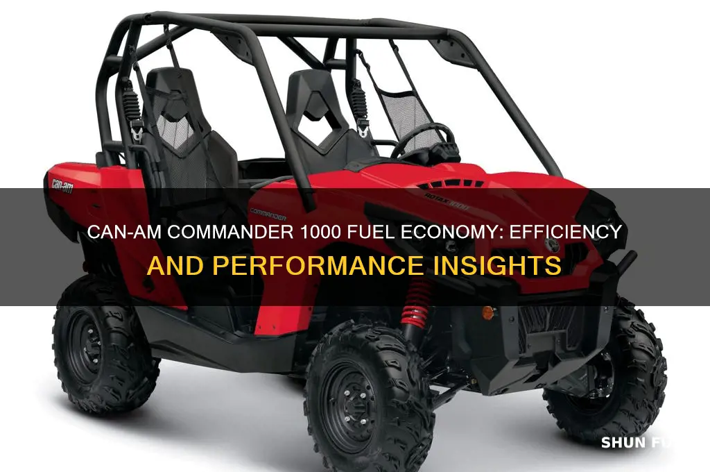 can am commander 1000 fuel economy