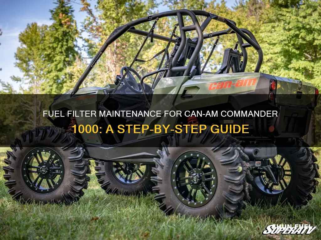 can am commander 1000 fuel filter