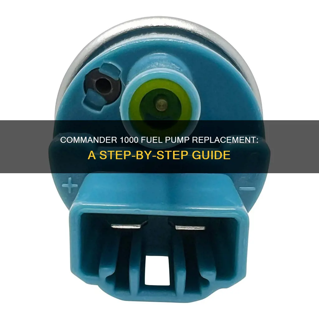can am commander 1000 fuel pump replacement