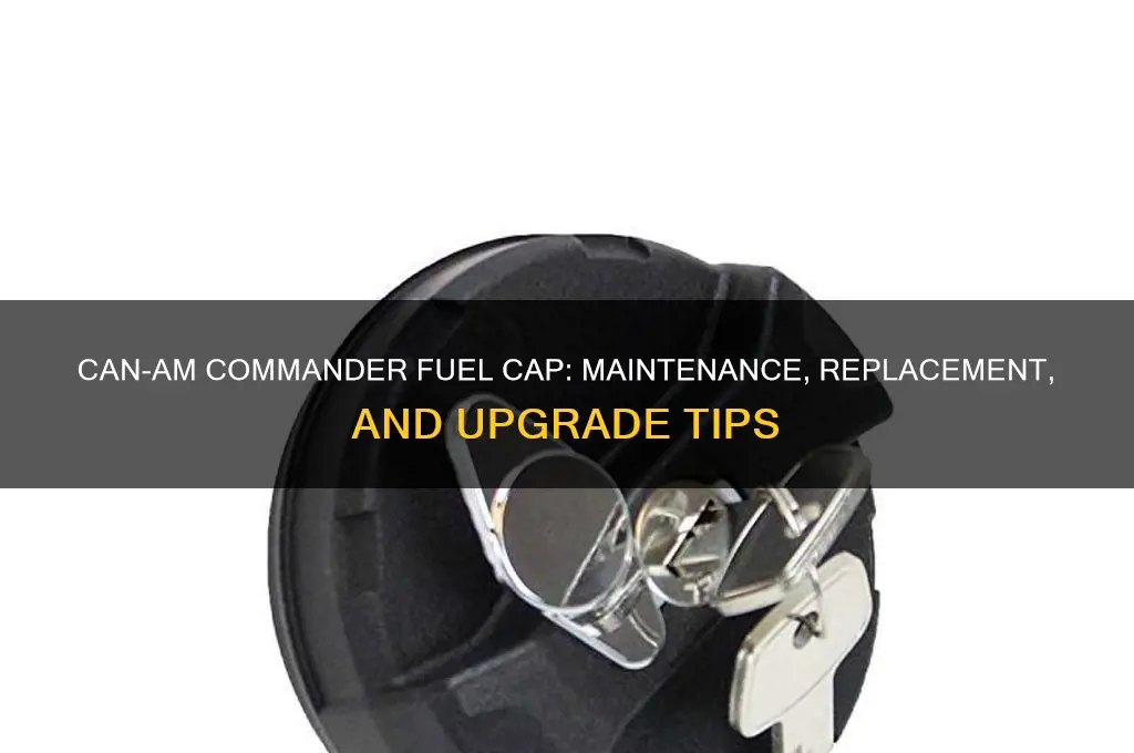 can am commander fuel cap