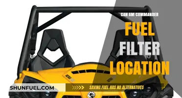 Where is the Fuel Filter on a Can-Am Commander?