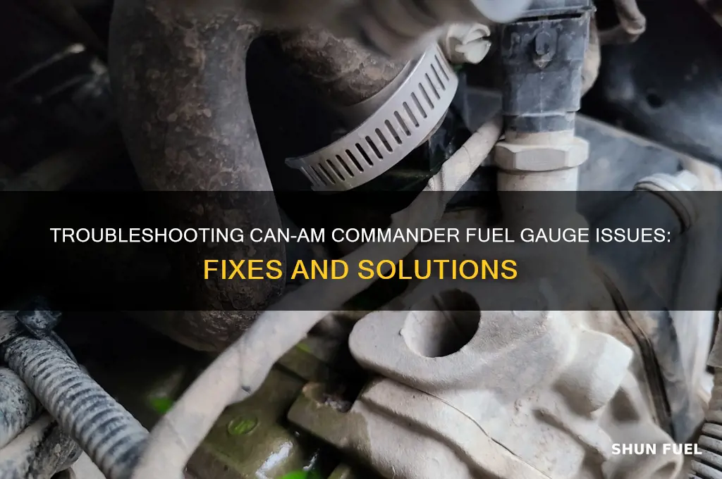 can am commander fuel gauge not working