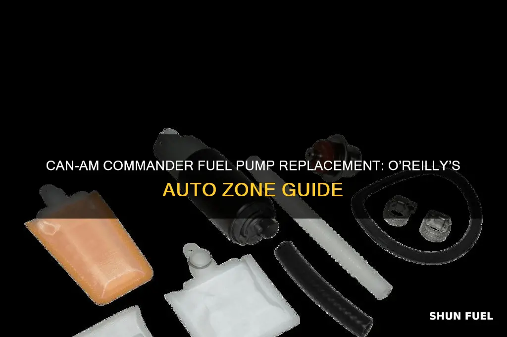 can am commander replacmennt fuel pump fron oreillys auto zone