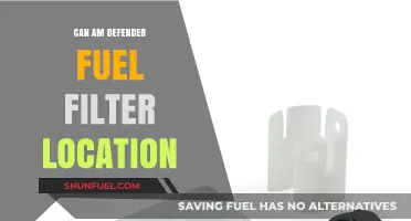 Where is the Fuel Filter on a Can-Am Defender?