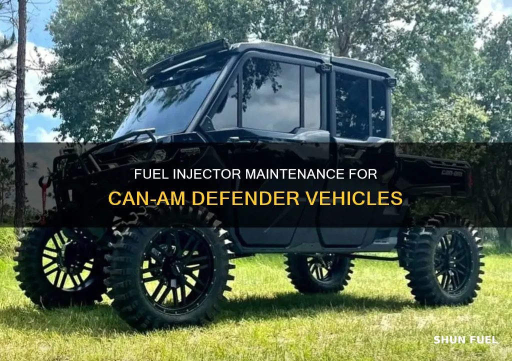 can am defender fuel injector