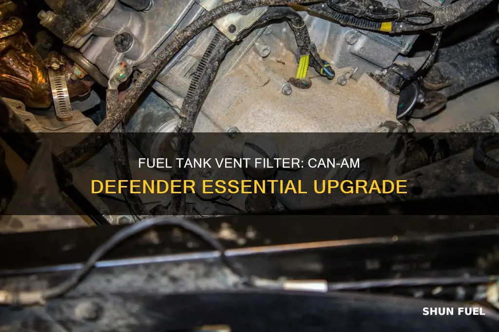 can am defender fuel tank vent filter