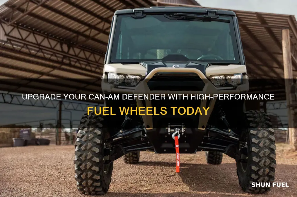 can am defender fuel wheels