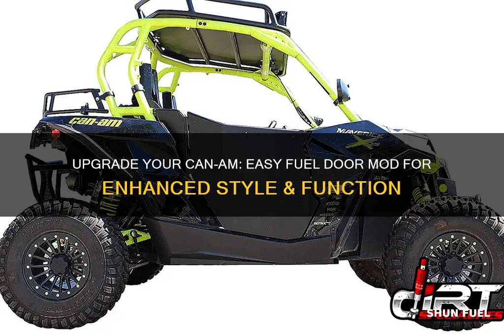 can am fuel door mod