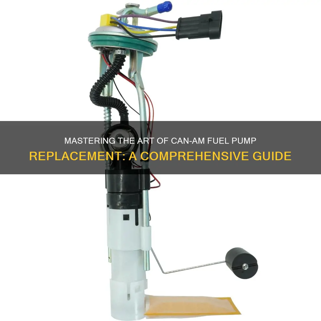 can am fuel pump replacement