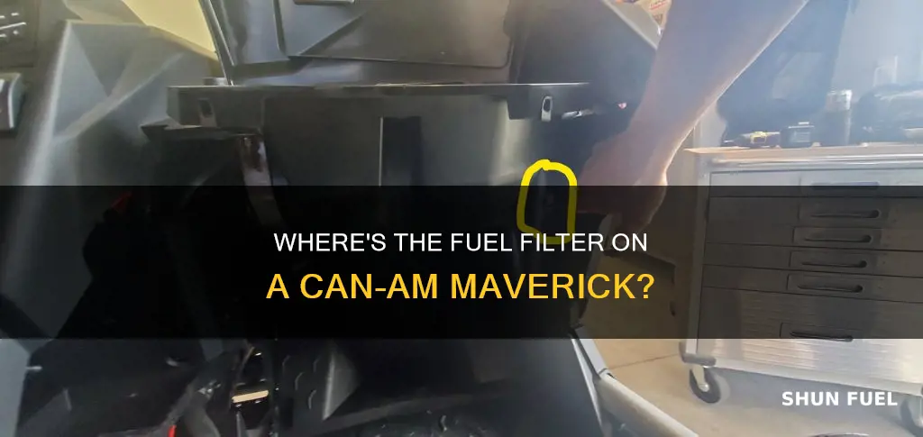 can am maverick fuel filter location