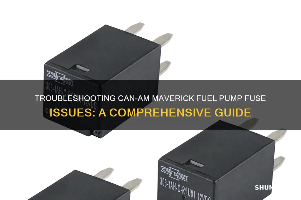 can am maverick fuel pump fuse