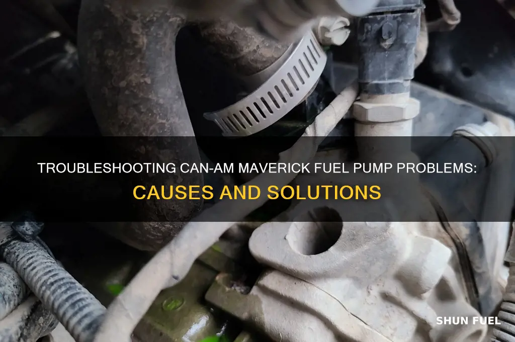 can am maverick fuel pump issues